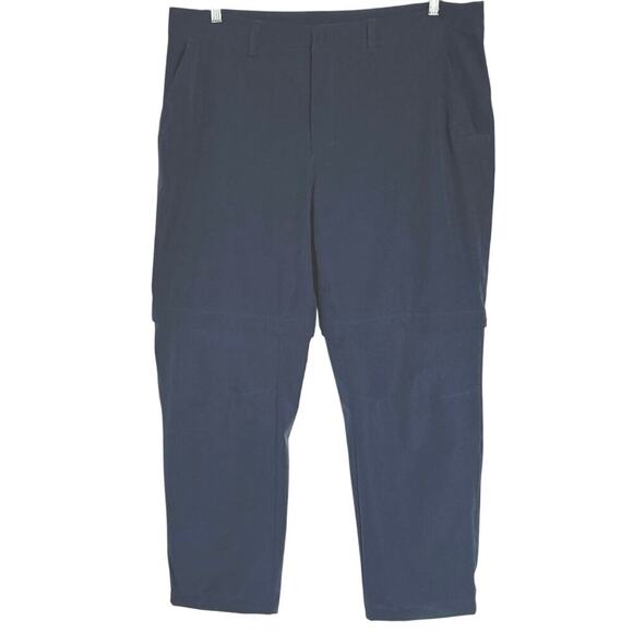 The North Face Mens 40 x 32 Convertible Pant in Navy Hiking Outdoors Travel EUC - Picture 1 of 10